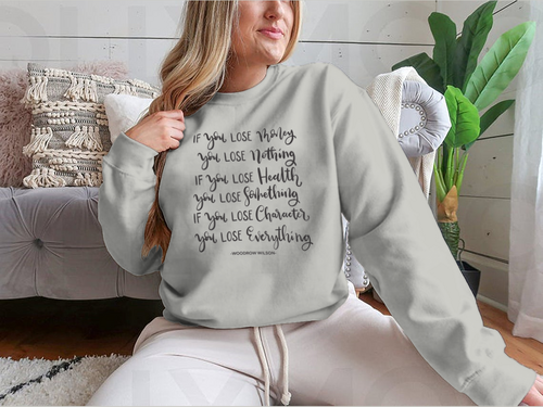 If You Lose Character You Lose Everything Scripture Hand Lettering