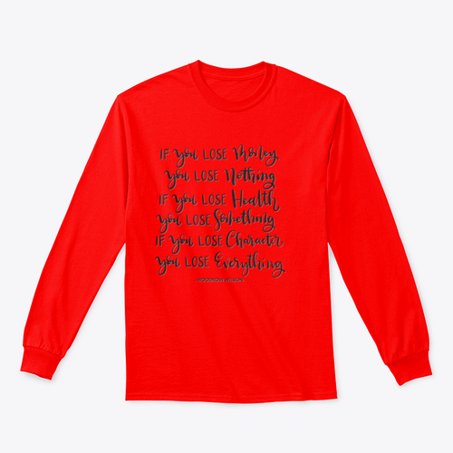 If You Lose Character You Lose Everything Scripture Hand Lettering