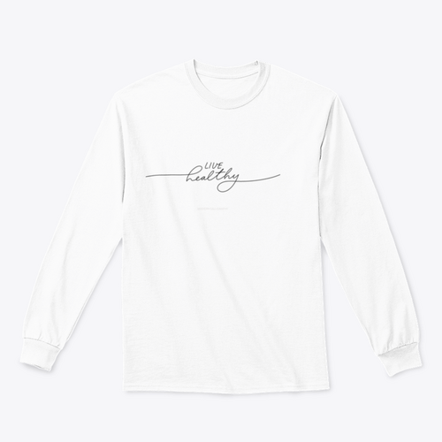 Design "Live Healthy" für Sweatshirt