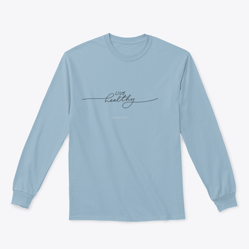 Design "Live Healthy" für Sweatshirt