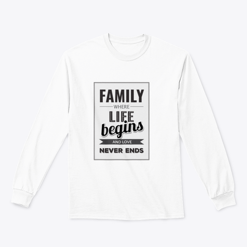 Familie, wo das Leben beginnt und die Liebe niemals endet, jede Liebesgeschichte ist