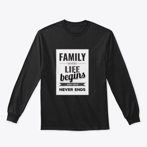 Familie, wo das Leben beginnt und die Liebe niemals endet, jede Liebesgeschichte ist