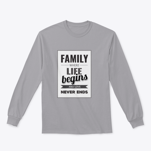 Familie, wo das Leben beginnt und die Liebe niemals endet, jede Liebesgeschichte ist