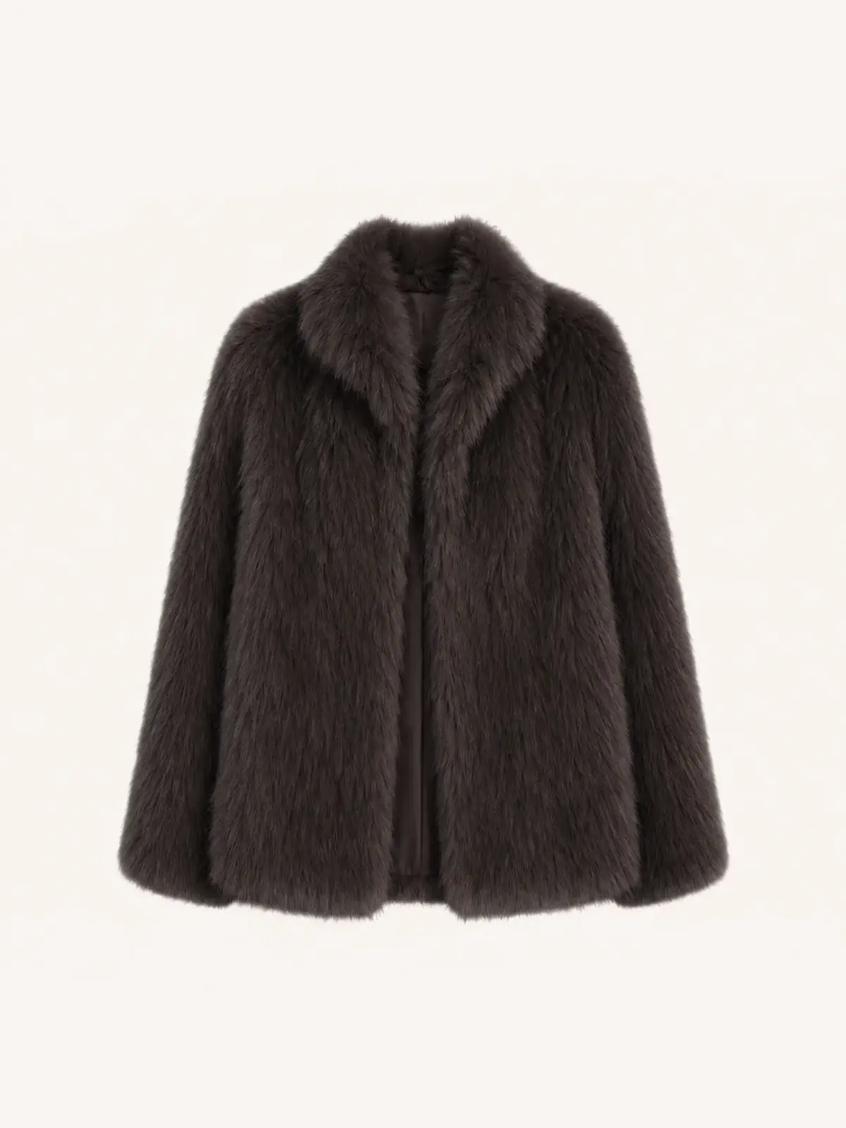 "Long Nocturne" Imported Fox Fur Retro Short Coat for Women