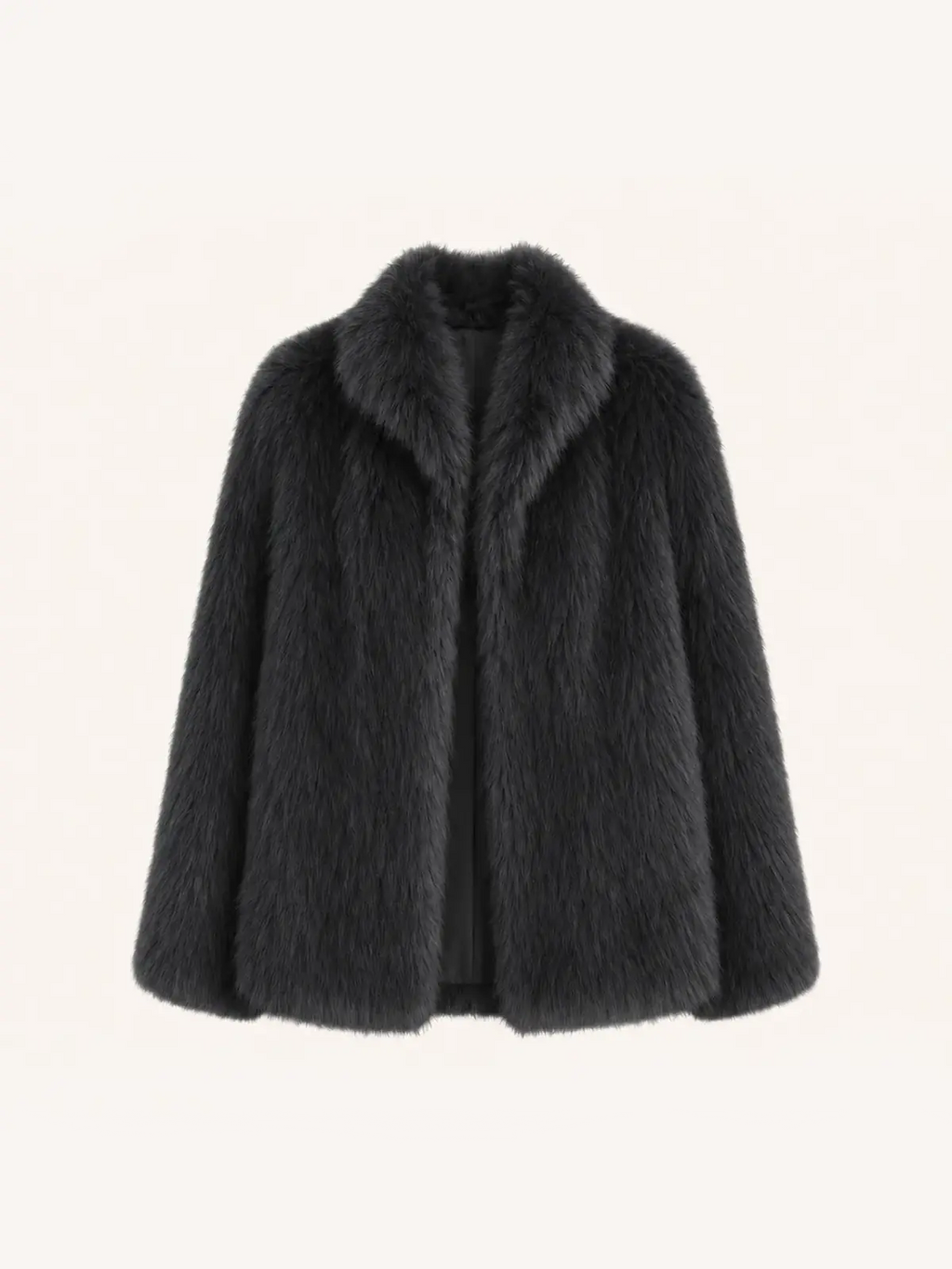 "Long Nocturne" Imported Fox Fur Retro Short Coat for Women