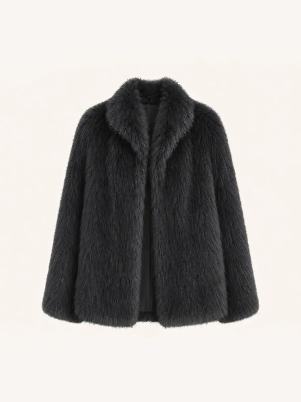 "Long Nocturne" Imported Fox Fur Retro Short Coat for Women