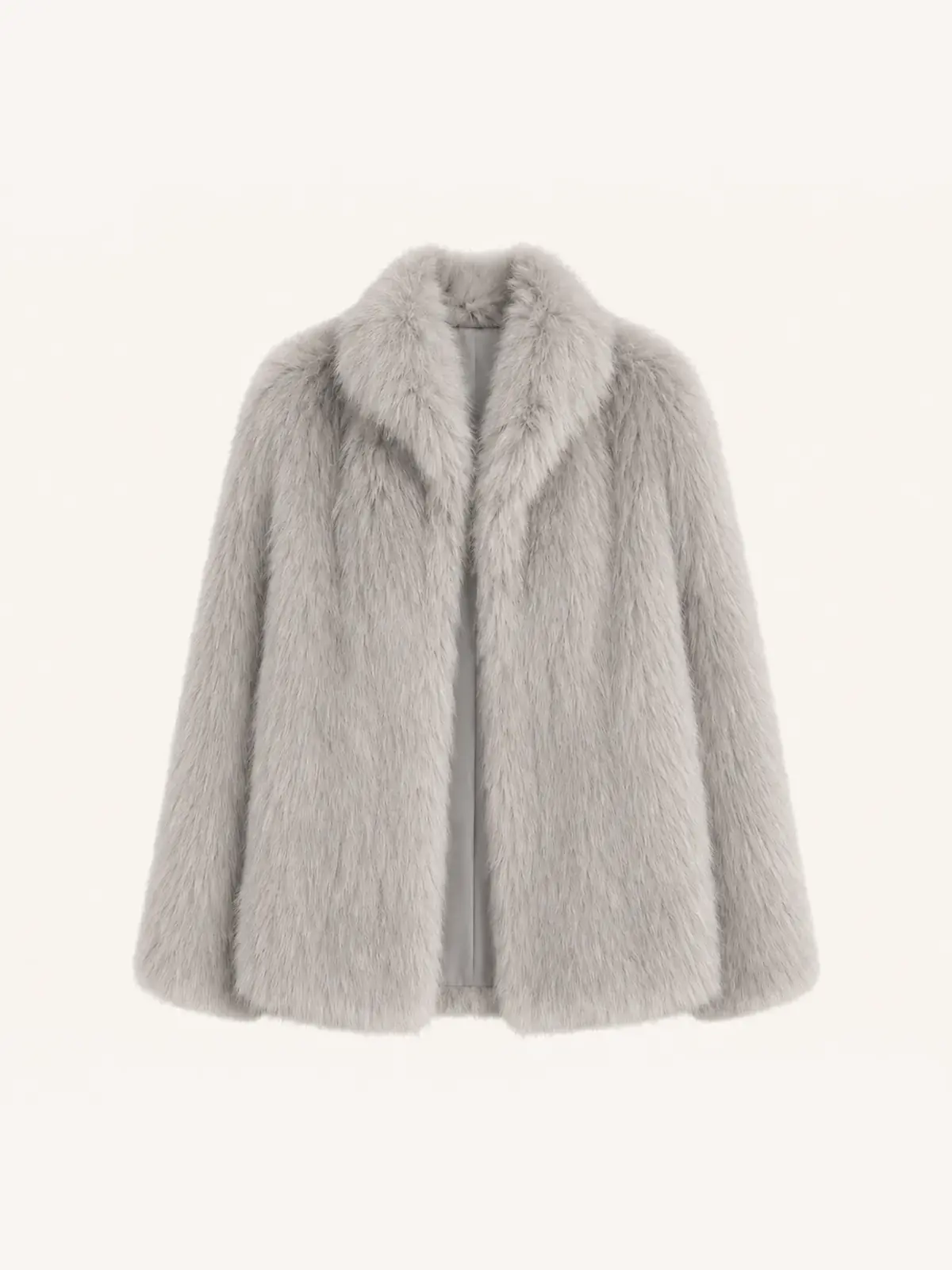"Long Nocturne" Imported Fox Fur Retro Short Coat for Women