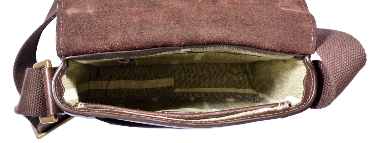 Bolso bandolera pequeño de piel Aiden