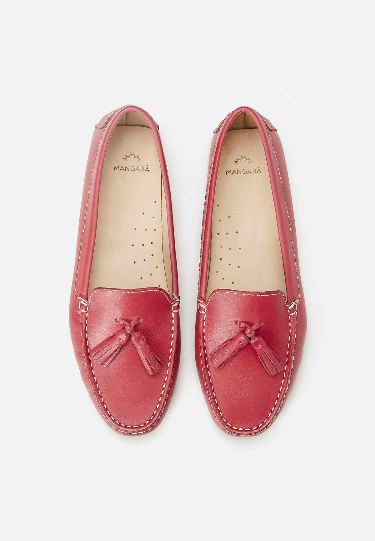 Caviúna Caramel Calf Leather Tassel Loafers – Flat