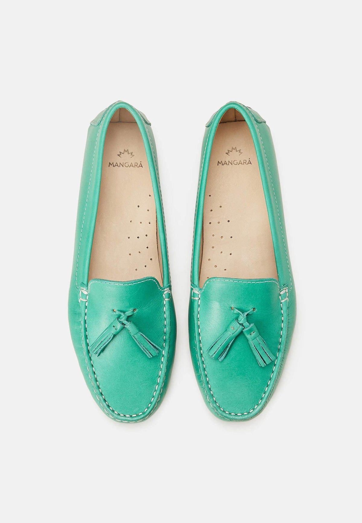 Caviúna Caramel Calf Leather Tassel Loafers – Flat