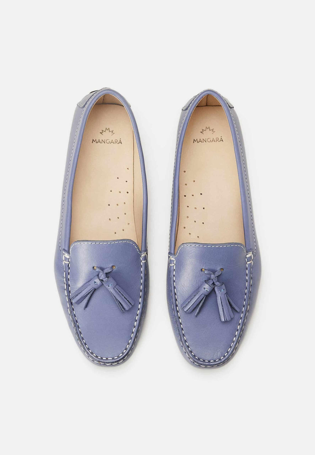 Caviúna Caramel Calf Leather Tassel Loafers – Flat