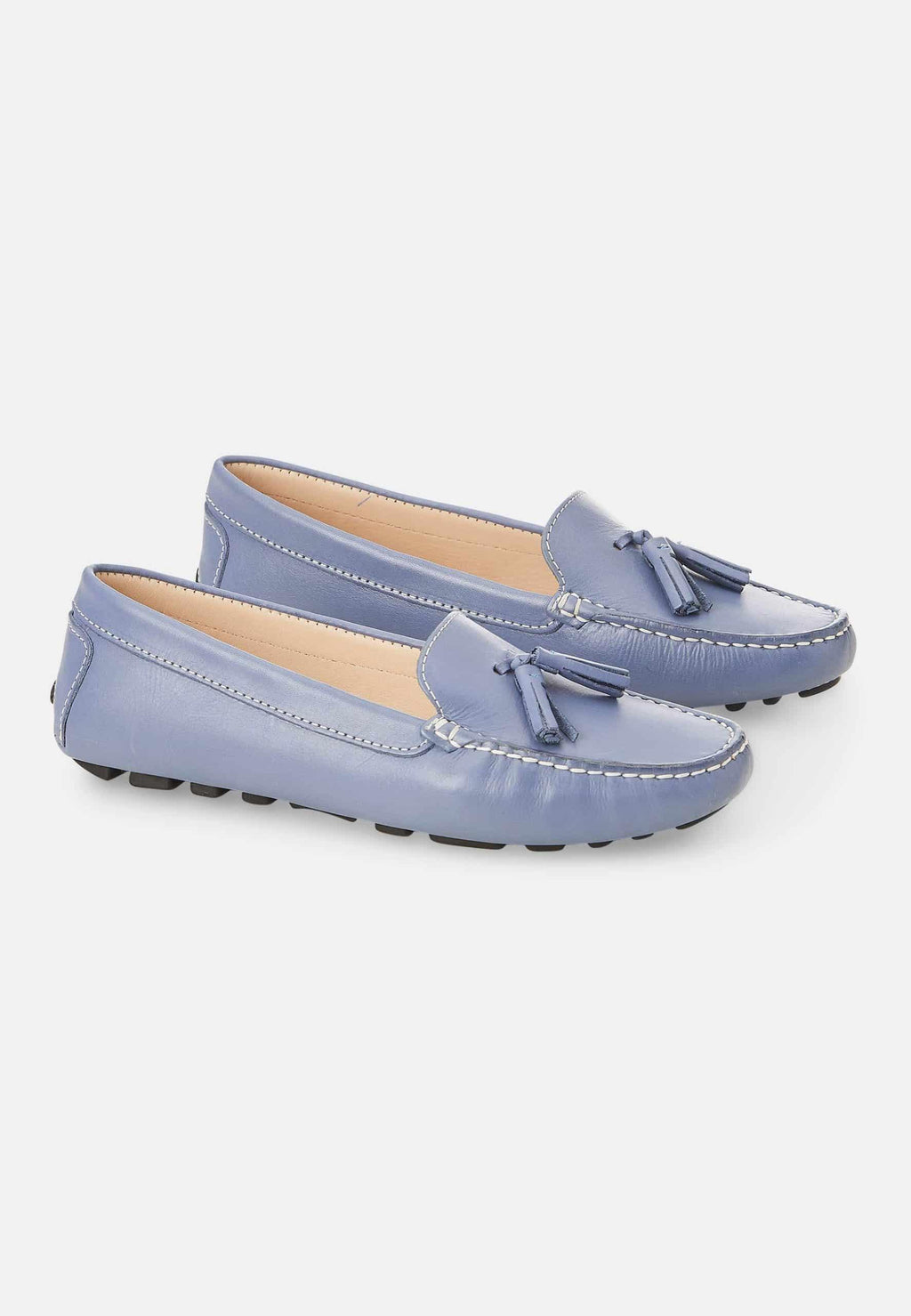 Caviúna Caramel Calf Leather Tassel Loafers – Flat
