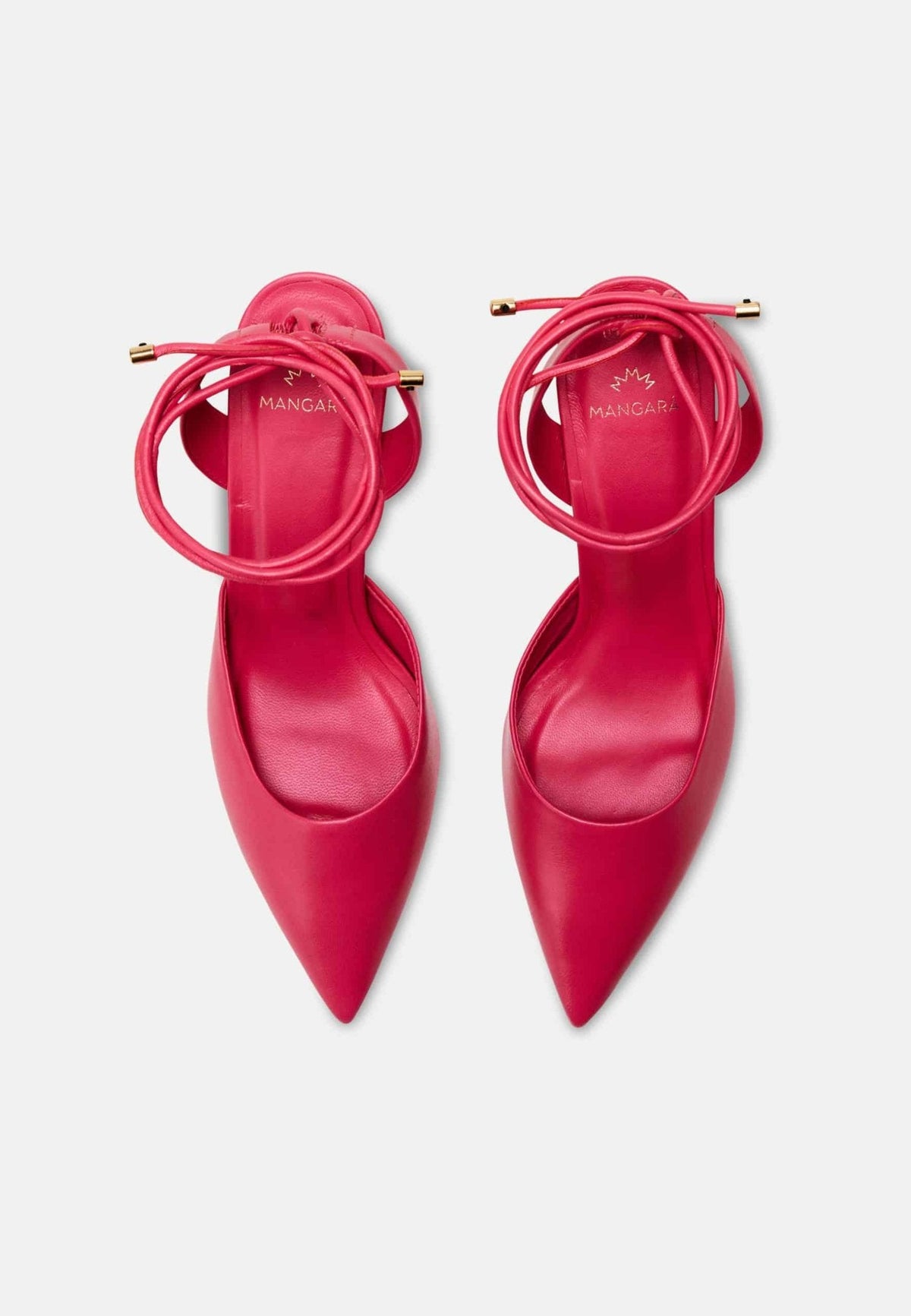 Jaborandi Slingback-klackar i karamellfärgat läder – 6,5 cm spetsig tå