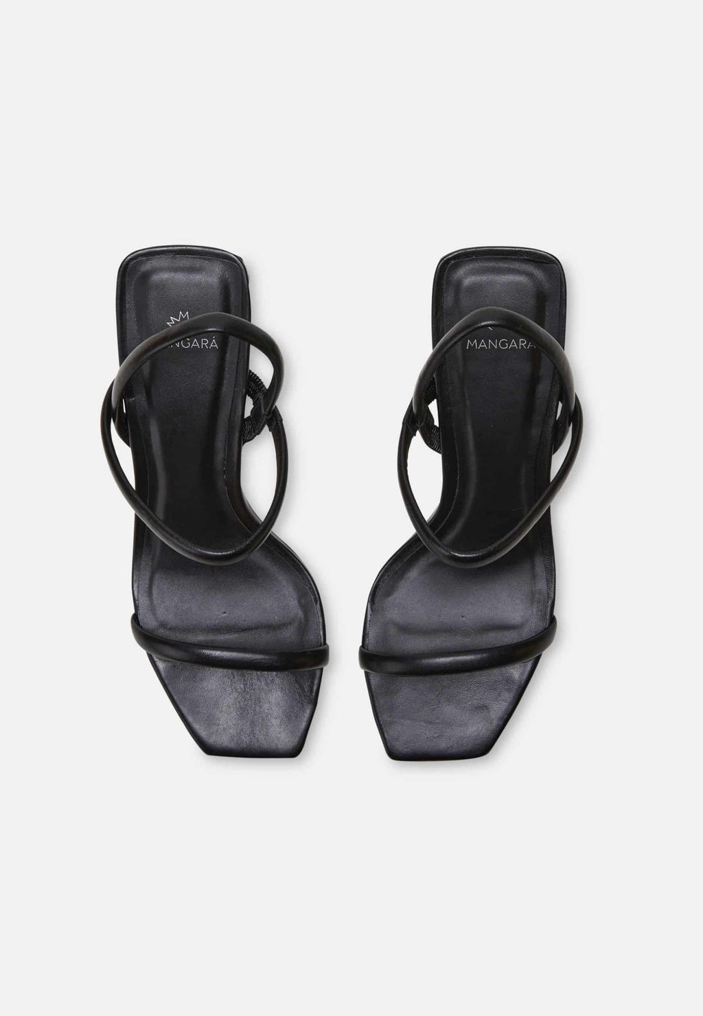 Palmito Goat Orange Leather Sandals – 6.5cm Block Heel