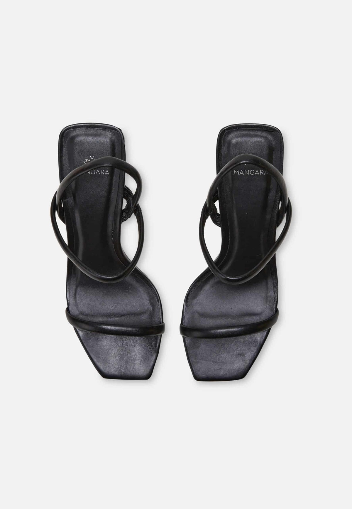 Palmito Goat Orange Leather Sandals – 6.5cm Block Heel