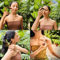 Wooden Facial Acupressure Tool wooden face massage stick