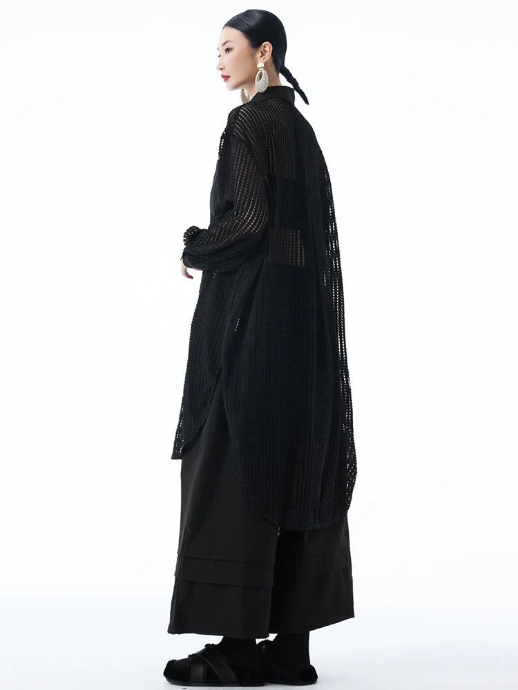 Hashtown Mesh Long Sleeve Shirt