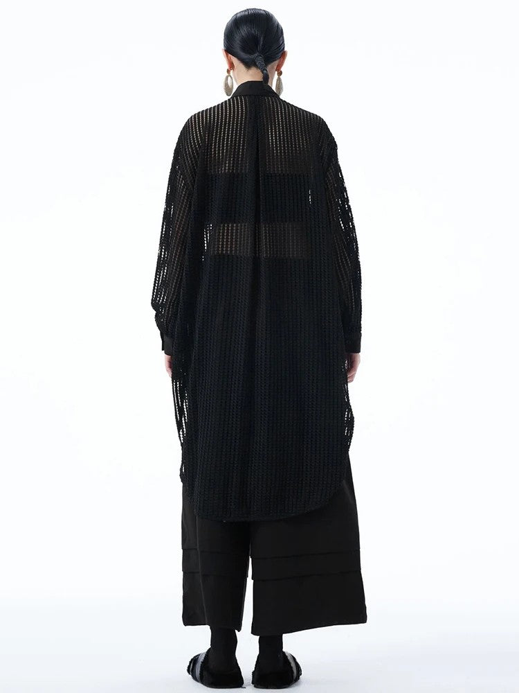 Hashtown Mesh Long Sleeve Shirt