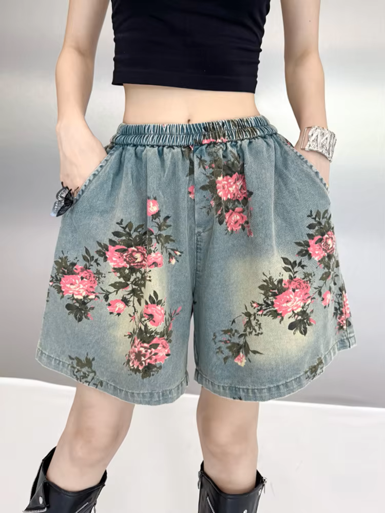 Camisa de mezclilla Rosette Rose