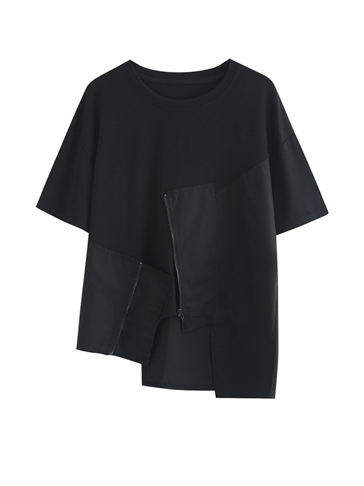 Camisa con cremallera Lupee - Negro
