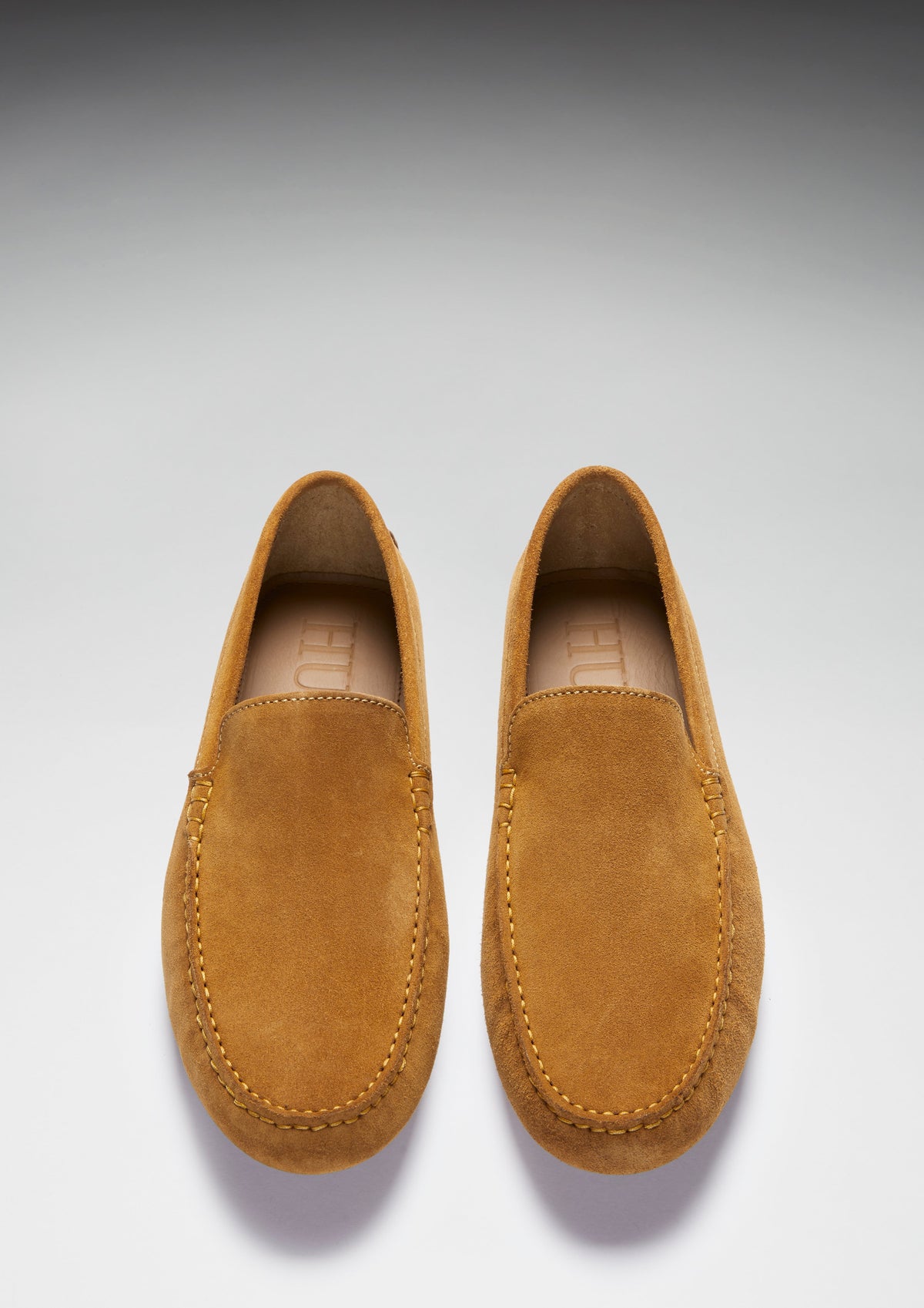 Mocasines de conducir, ante tabaco