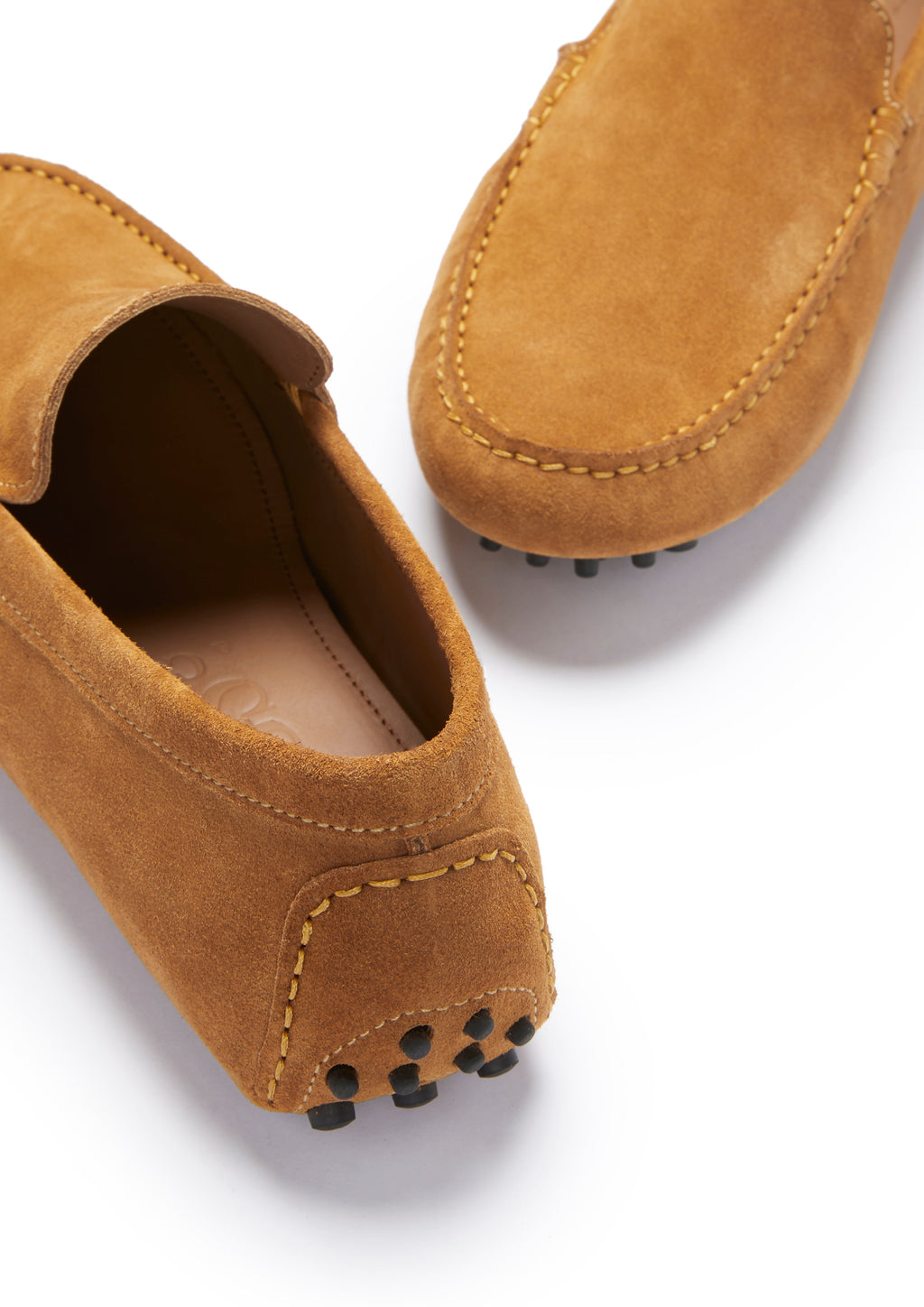 Mocasines de conducir, ante tabaco