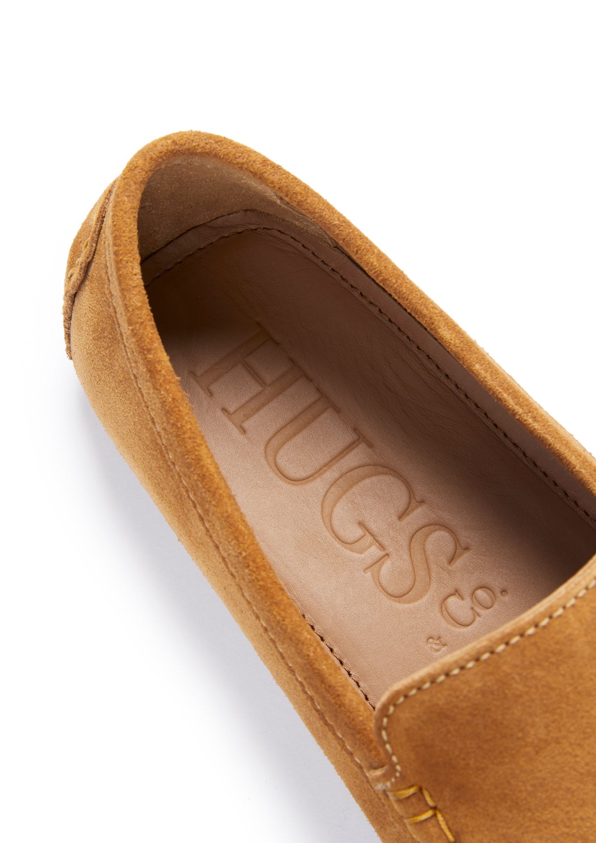 Mocasines de conducir, ante tabaco