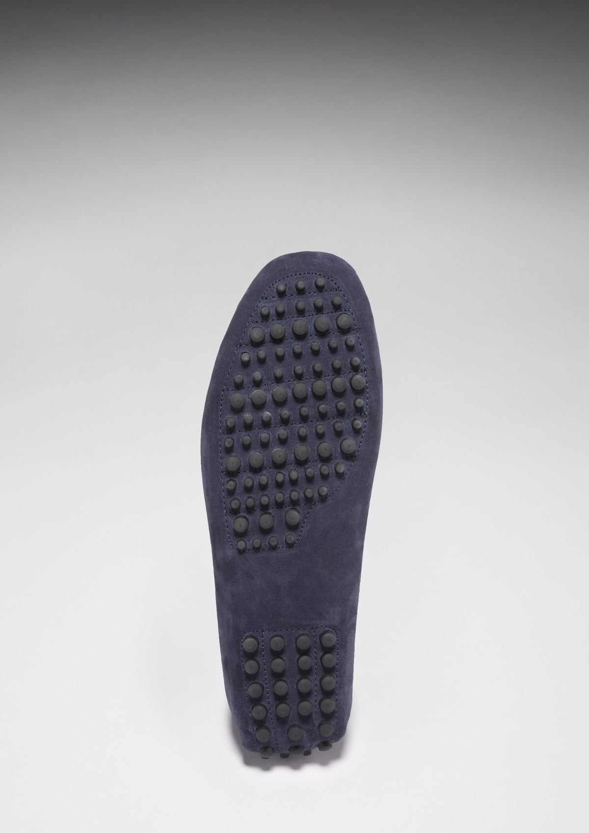 Laced Driving Loafers, Navy Blue Suede