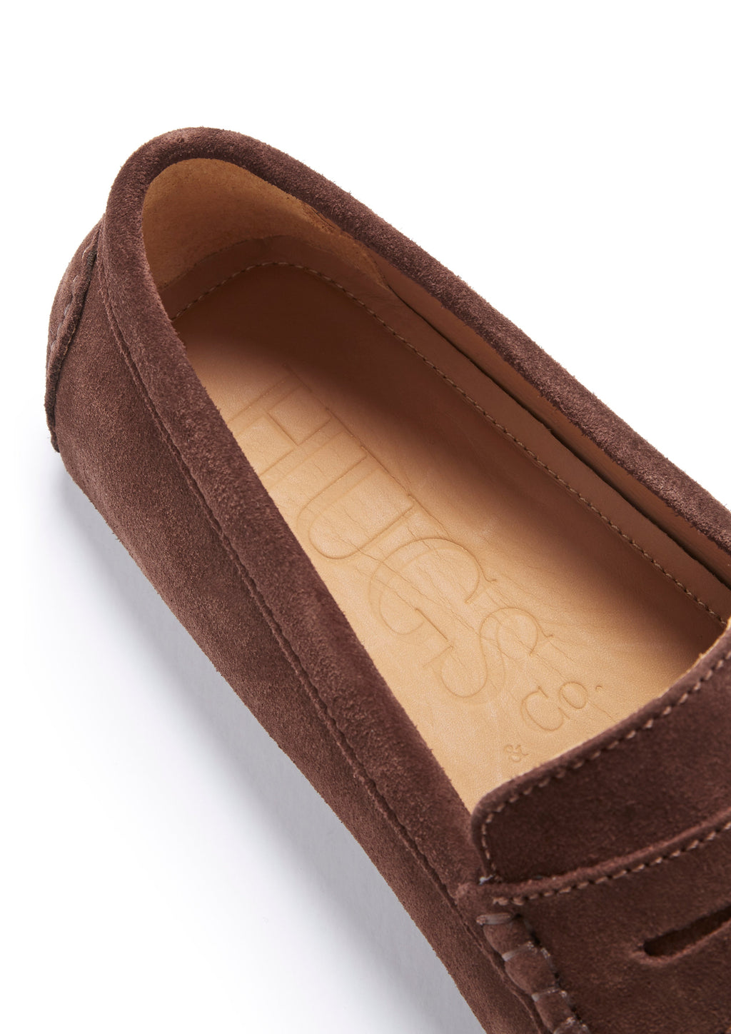 Mocasines Penny para conducir, ante marrón