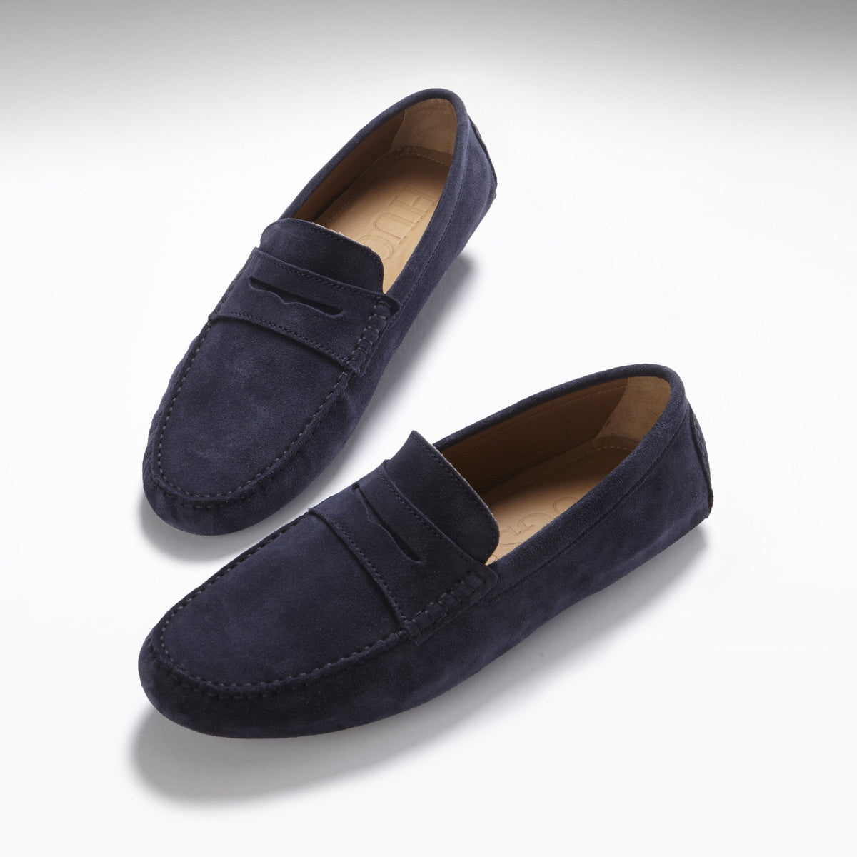 Mocasines Penny, ante azul marino