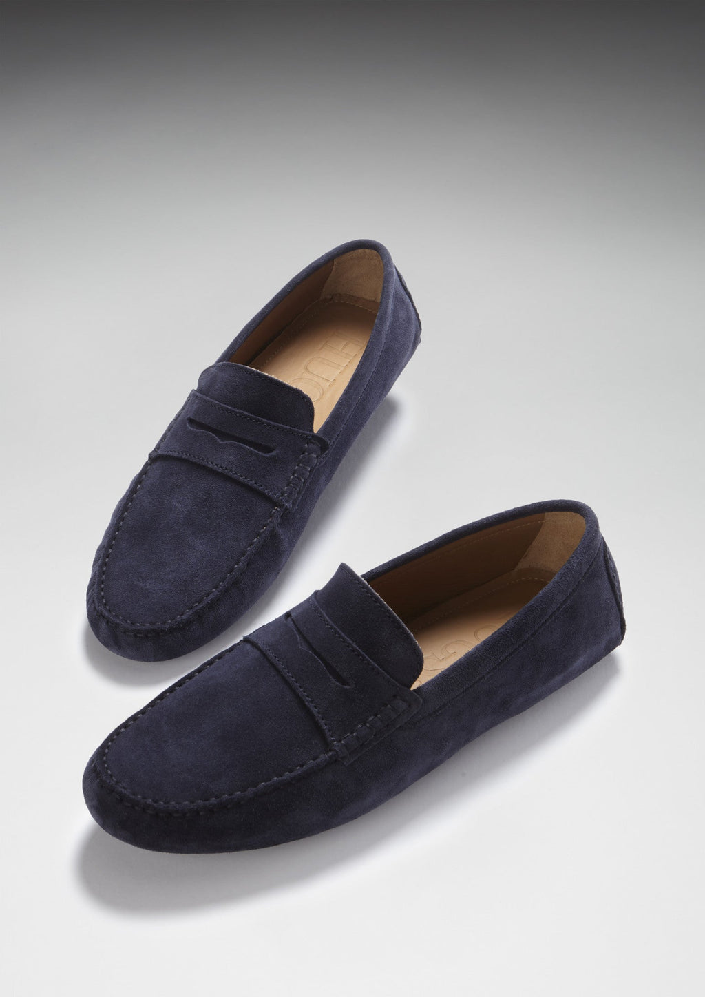 Mocasines Penny, ante azul marino