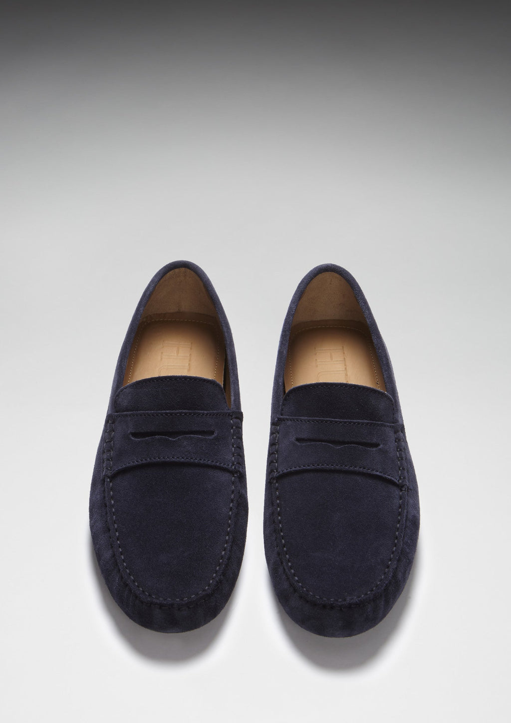 Mocasines Penny, ante azul marino