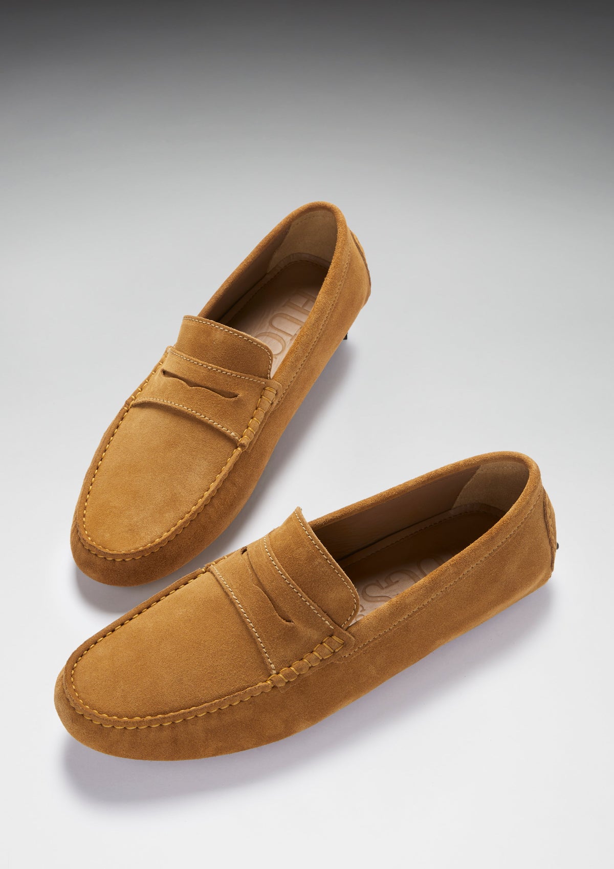 Penny Driving Loafers, mocka i tobaksfärg