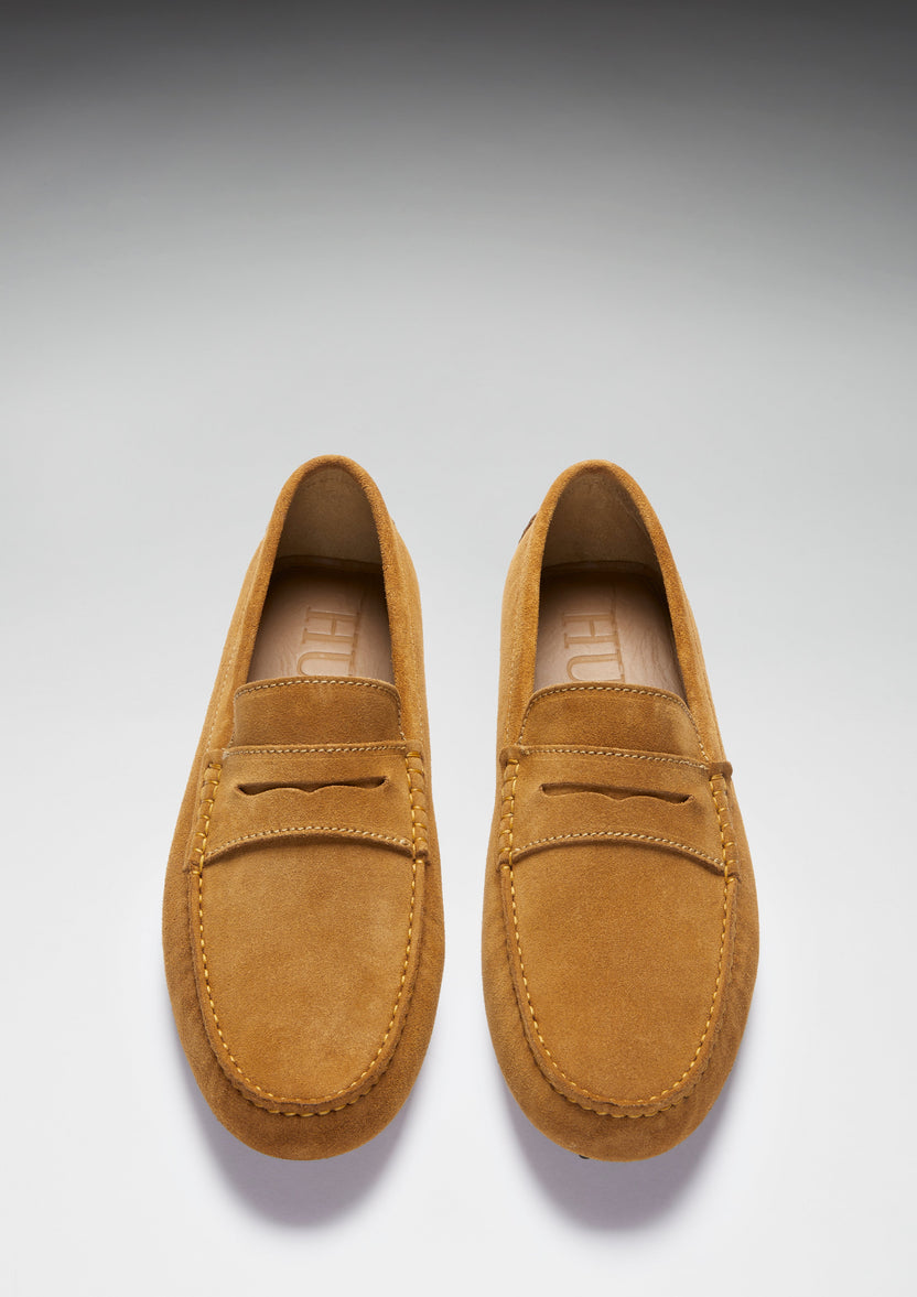 Penny Driving Loafers, mocka i tobaksfärg