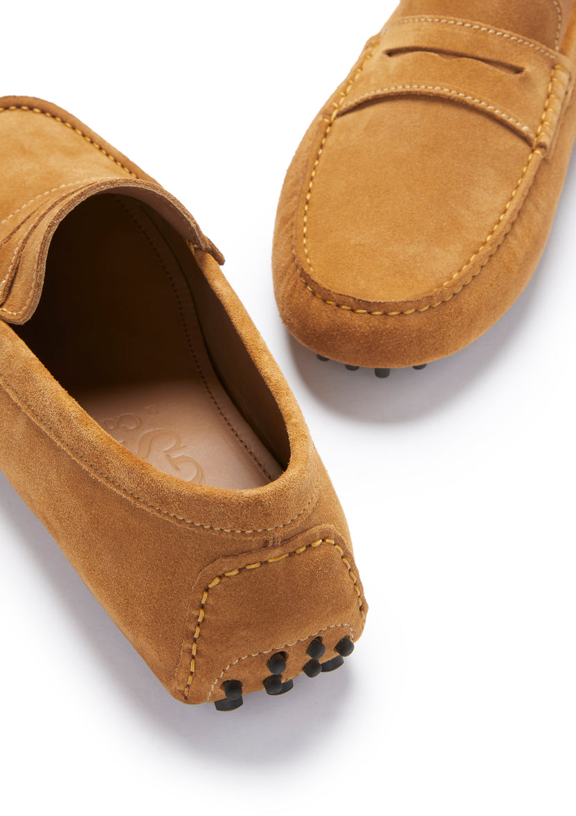 Penny Driving Loafers, mocka i tobaksfärg