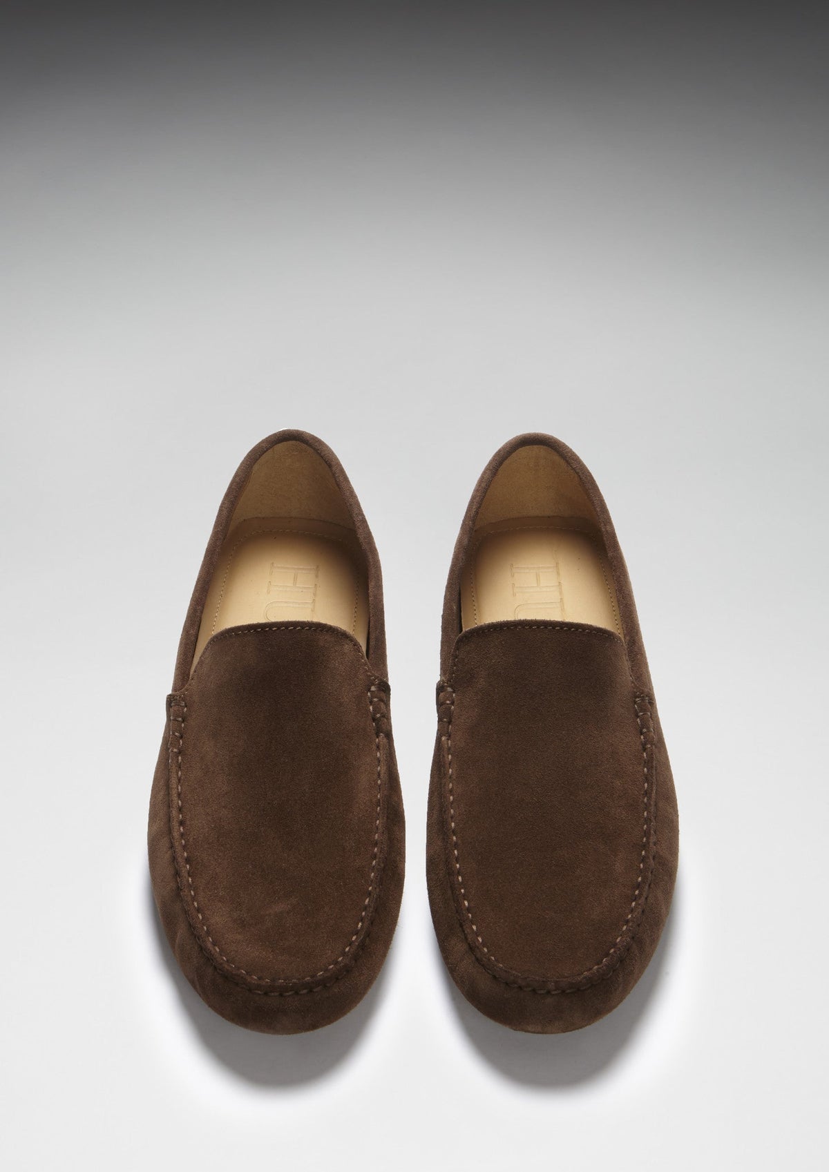 Mocasines de conducir, ante marrón