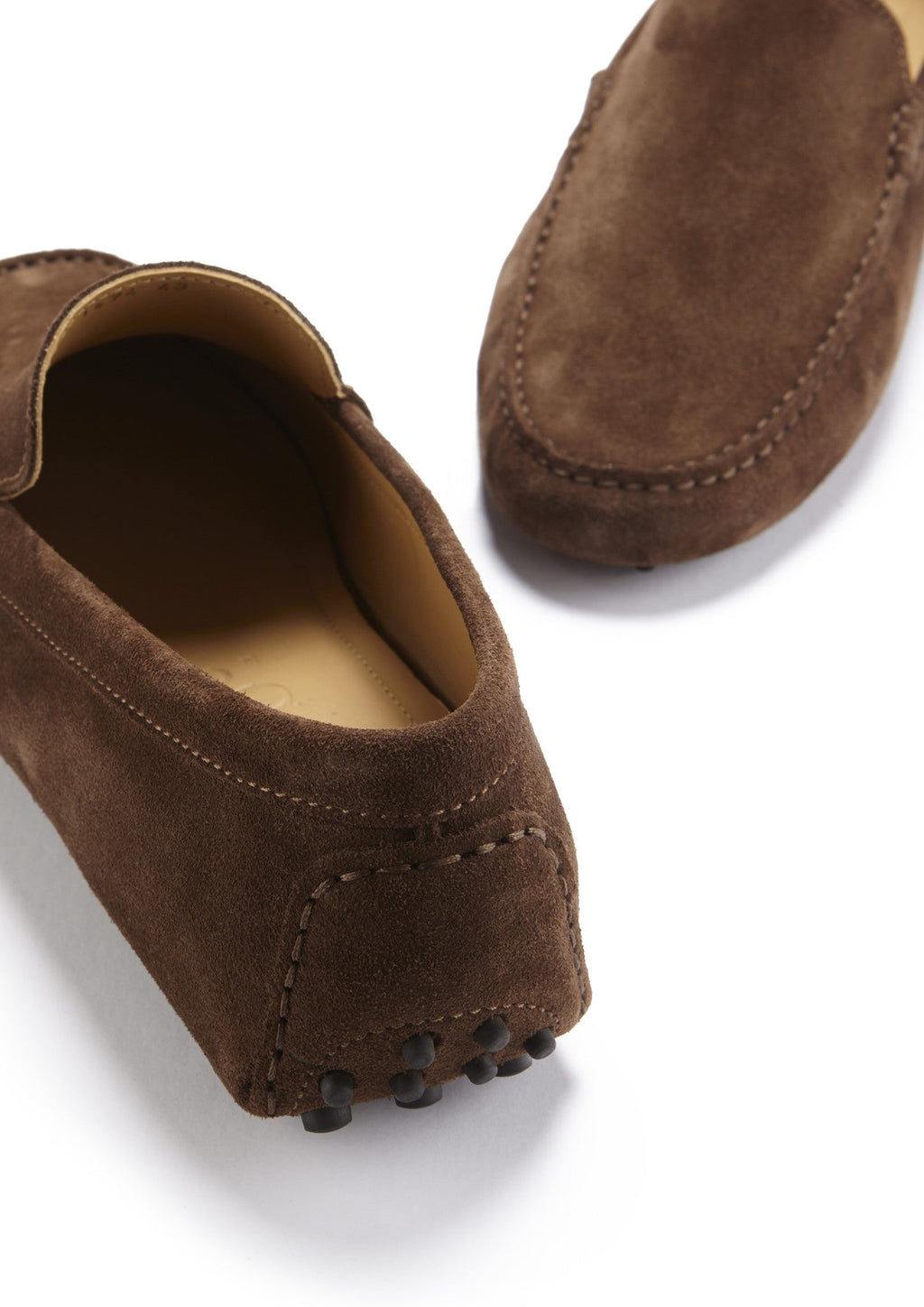Mocasines de conducir, ante marrón
