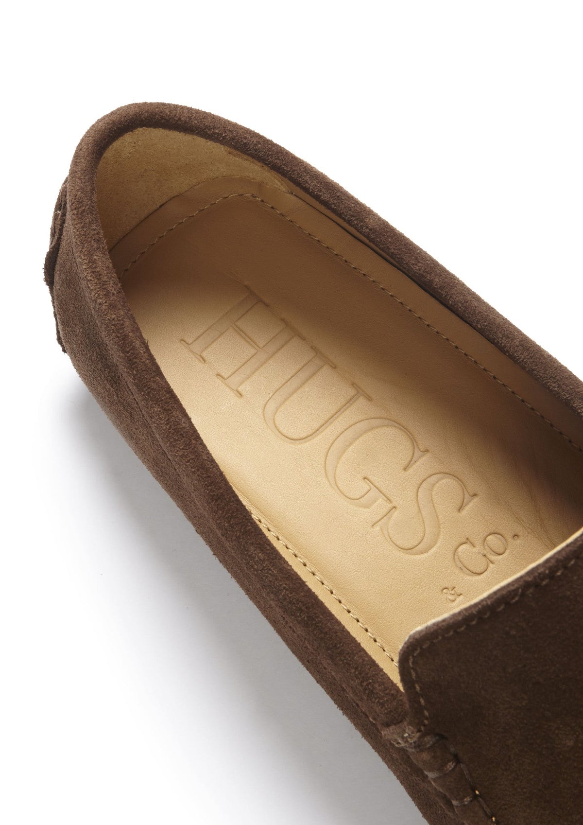 Mocasines de conducir, ante marrón