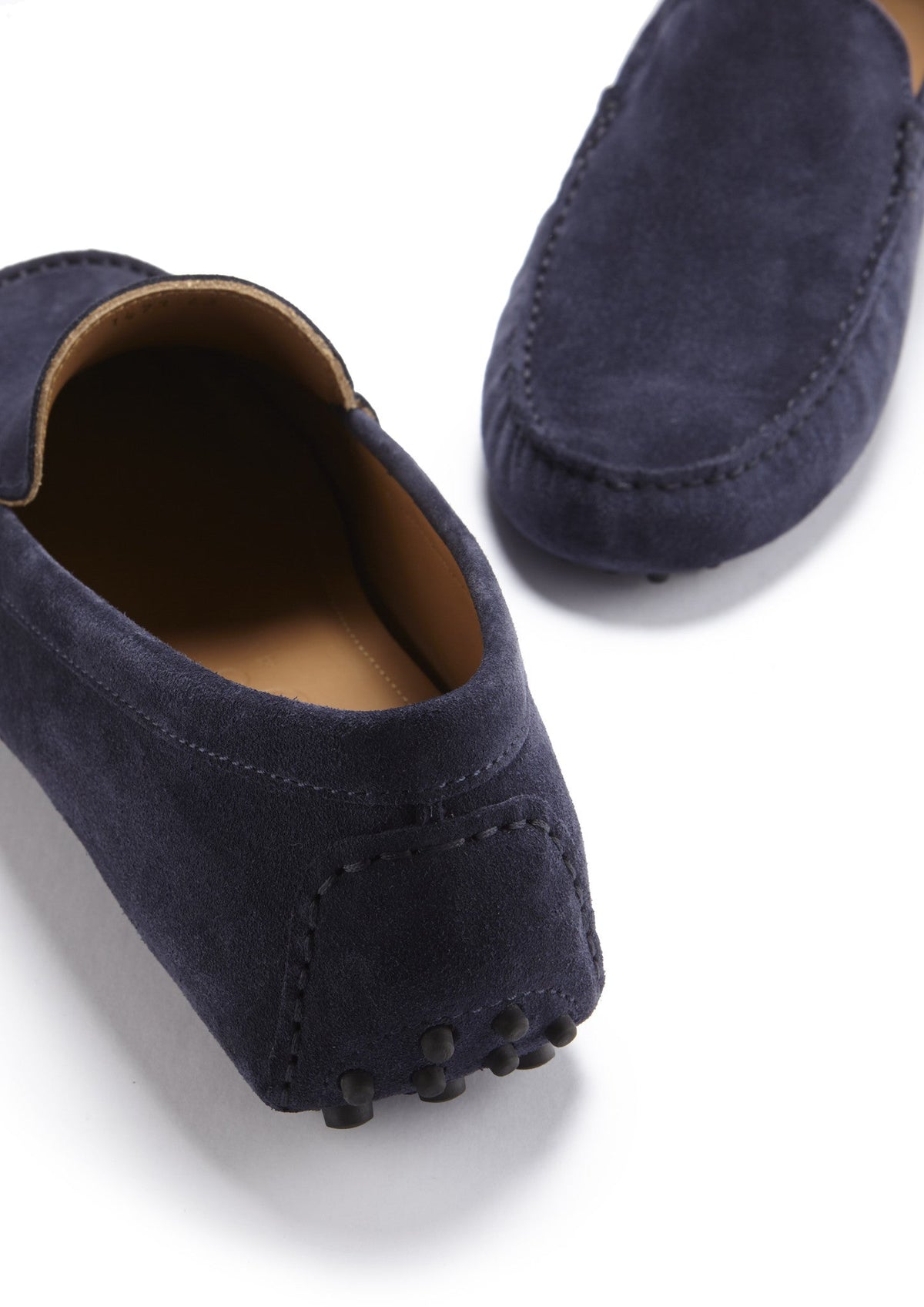 Driving Loafers, Navy Blue Suede