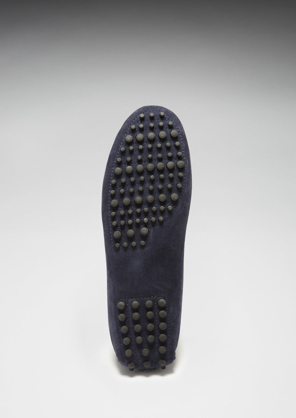 Mocasines de conducción con borlas, ante azul marino