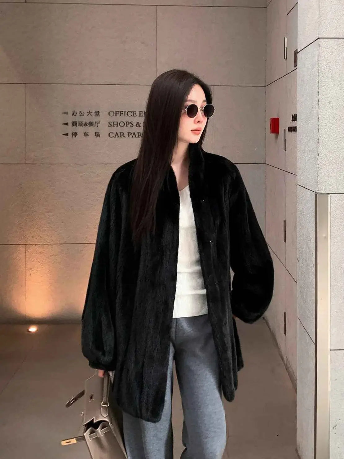 Meteor Variations Sable Fur Coat Women