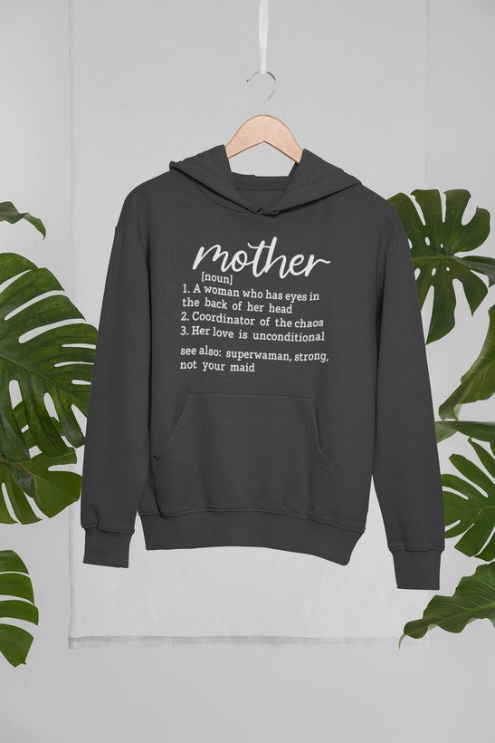 Sweat à capuche « Maman » (nom)