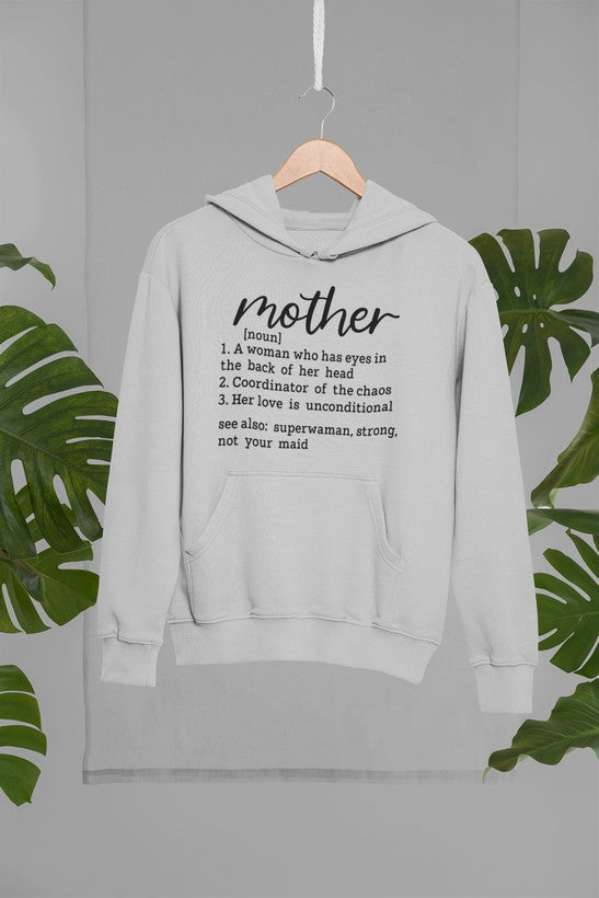Sweat à capuche « Maman » (nom)