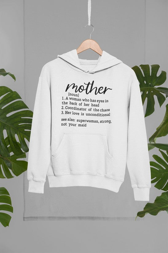 Sweat à capuche « Maman » (nom)
