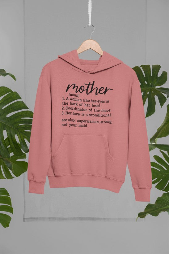 Sweat à capuche « Maman » (nom)