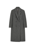 "Opium Nights"Women's Double-Breasted Blazer Coat With Straight Shoulders