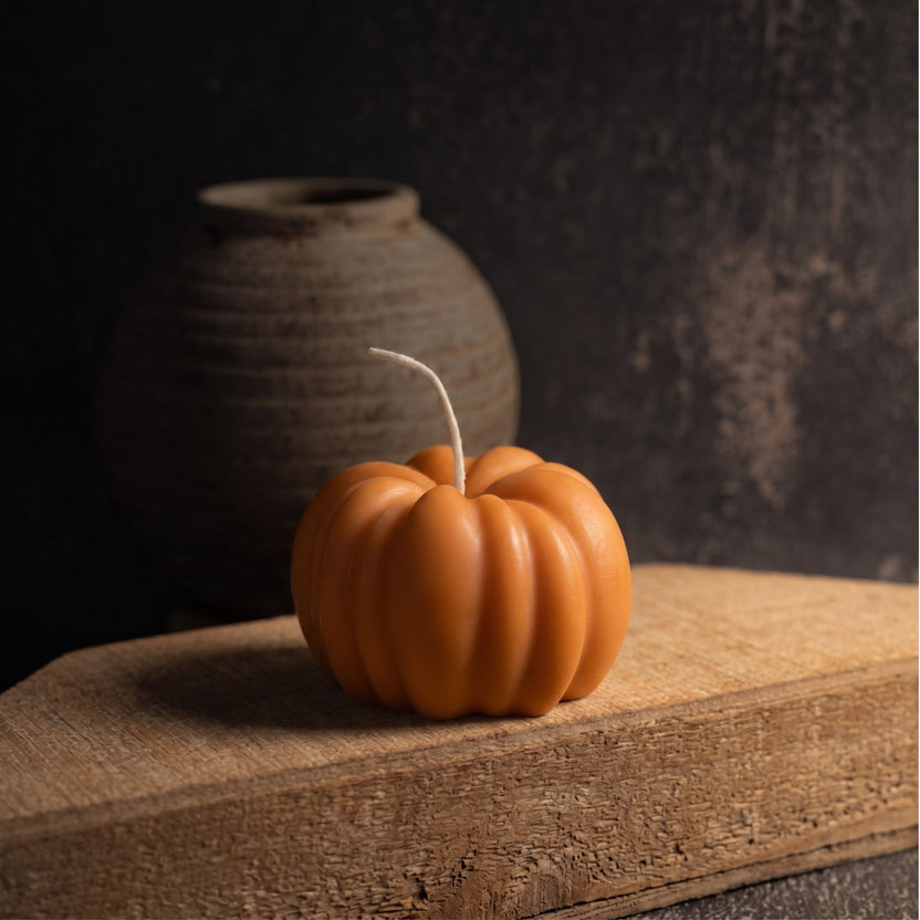 Pumpkin Candle | Rustic Candle | Autumn Candle