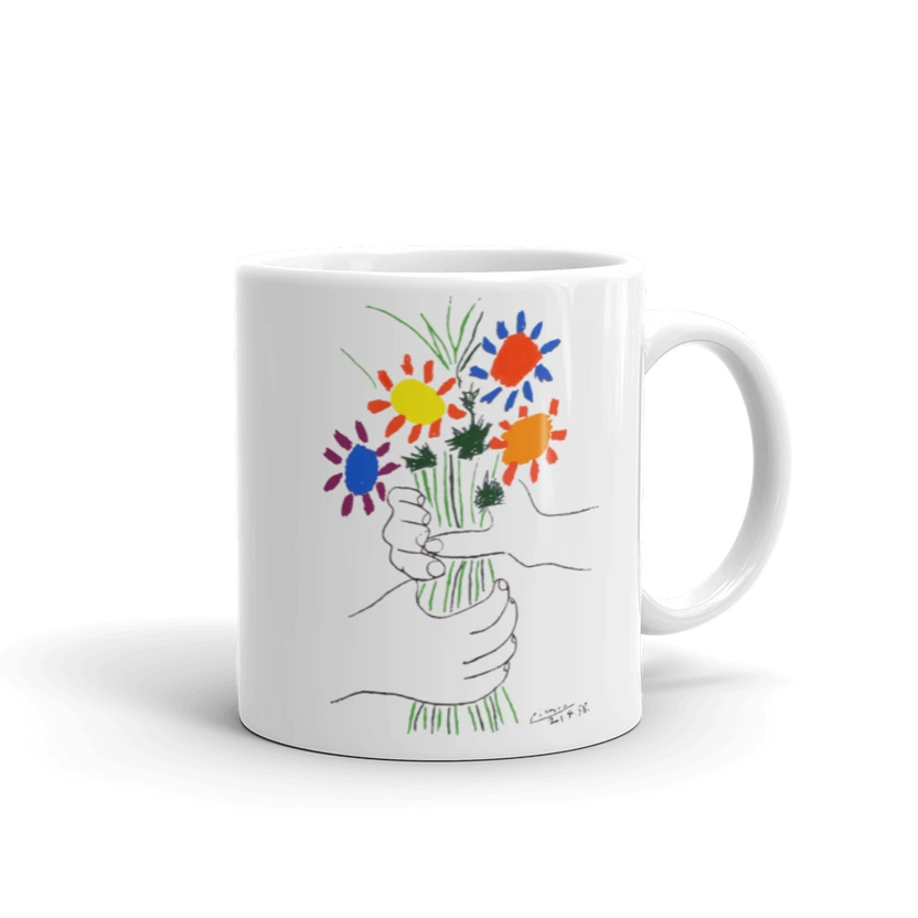 Pablo Picasso Bouquet of Peace 1958 Artwork Mug