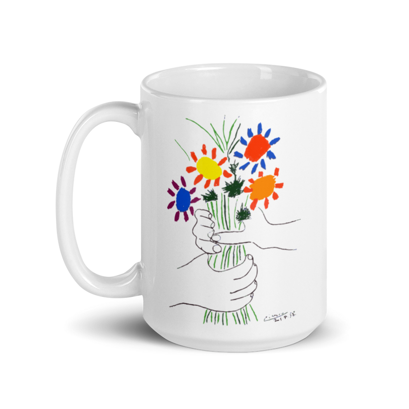 Pablo Picasso Bouquet of Peace 1958 Artwork Mug