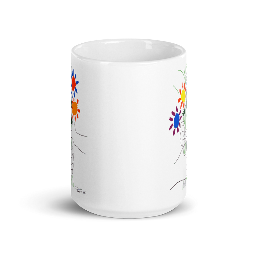 Pablo Picasso Bouquet of Peace 1958 Artwork Mug